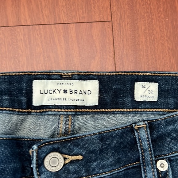Lucky Brand Classic Blue Denim Jeans size 14 - Picture 3 of 10